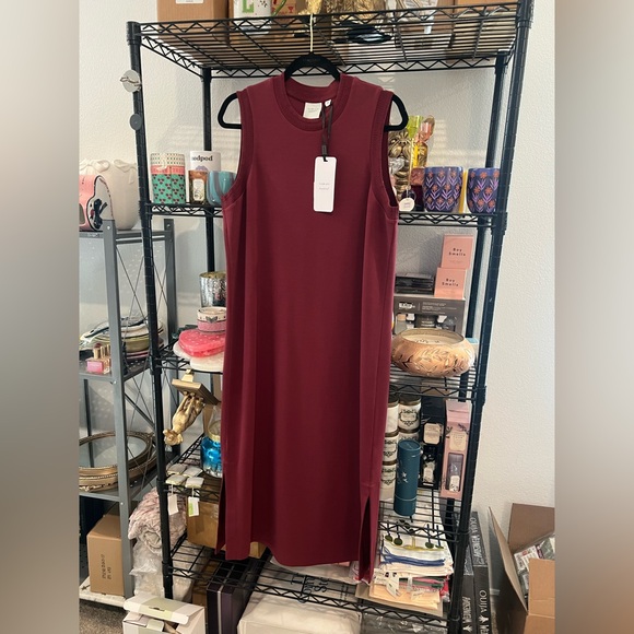 Anthropologie Varley Beatrice Sleeveless Sweater Midi Dress, MED NWT - Picture 4 of 6